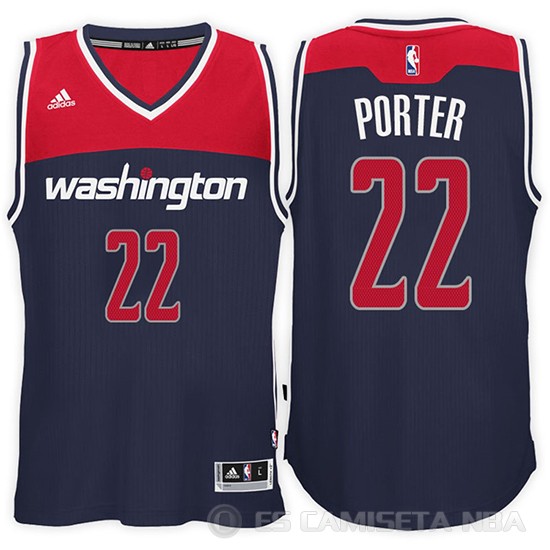 Camiseta Porter #22 Washington Wizards Azul - Haga un click en la imagen para cerrar